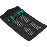 Wera Kraftform Kompakt 60 RA-R 1, Set di bit Nero/Verde