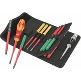 Wera Kraftform Kompakt VDE 16 extra slim 1 Tool Finder, 16 pezzi, Cacciavite rosso/Giallo