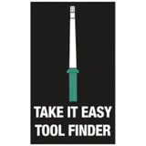 Wera Kraftform Kompakt VDE 16 extra slim 1 Tool Finder, 16 pezzi, Cacciavite rosso/Giallo