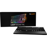 be quiet! Supporto luce TKL, Tastiera da gioco Nero