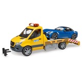 bruder 02675, Veicolo modello arancione /Blu