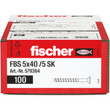 fischer Vite per calcestruzzo FBS 5x40 /5 testa svasata TX 