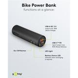 goobay 60656, Powerbank  Nero
