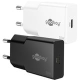 goobay Caricatore rapido USB-C PD GaN Slim (30 W), Caricabatterie bianco