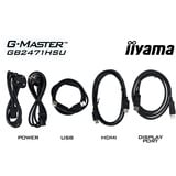 iiyama G-Master GB2471HSU-B1 Red Eagle, Monitor di gioco Nero (opaco)