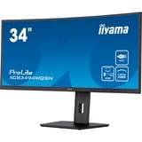 iiyama XCB3494WQSN-B5 Nero (opaco)