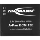 Ansmann 1400-0050 Batteria per fotocamera/videocamera Ioni di Litio 950 mAh Nero, 950 mAh, 3,6 V, Ioni di Litio, 1 pezzo(i)