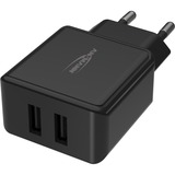 Ansmann HC212 Nero Interno, Caricabatterie Nero, Interno, AC, 5 V, Nero