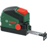 Bosch Metro a nastro 5m / 16 ft + clip per matita, Misura di nastro verde/Nero