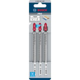 Bosch T 302 H Lame per sega a gattuccio, sega a traforo e sega universale, Lama per sega Tubo, Plastica, Profilato, 2,3 mm