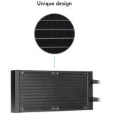 Chieftec ICEBERG 240 RGB, Raffreddamento ad acqua Nero