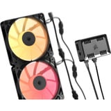 Corsair COMMANDER DUO ARGB / iCUE LINK Hybrid, Controllo ventola Nero