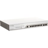 D-Link DBS-2000-10MP switch di rete Gestito L2 Gigabit Ethernet (10/100/1000) Supporto Power over Ethernet (PoE) Grigio, Interruttore Gestito, L2, Gigabit Ethernet (10/100/1000), Supporto Power over Ethernet (PoE), Montaggio rack
