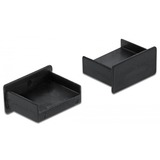 DeLOCK 64102 copertura antipolvere per porta 10 pz USB tipo A, Cappuccio di protezione Nero, USB tipo A, Polipropilene (PP), Nero, 6,5 mm, 13 mm, 4 mm