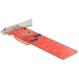 DeLOCK Scheda PCI Express x8 a 2x NVMe M.2 Key M interna 110 mm, Scheda di interfaccia 