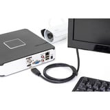 Digitus Cavo di collegamento HDMI Premium High Speed, con Ethernet, UHD 4K Nero
