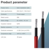 Digitus Cavo solare installazione Ø 6mm² PV 1.500Volt rosso