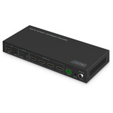 Digitus Controller per videowall HDMI 4K, 4 display, Splitter HDMI Nero