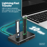 Digitus DA-71546-1, Docking station Nero
