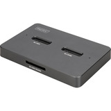 Digitus Docking station doppia M.2 NVM SSD Nero