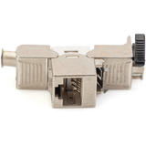 Digitus Modulo Keystone CAT 6A, schermato con gestione cavi 24 pz, Modulo di Keystone 