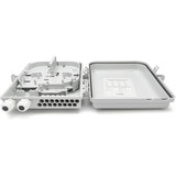 Digitus Scatola di distribuzione FTTH per 16 accoppiatori LC/DX o SC/SX, Scatola di giunzione 