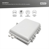 Digitus Scatola di distribuzione FTTH per 16 accoppiatori LC/DX o SC/SX, Scatola di giunzione 