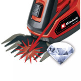 EINHELL Power X-Change tagliasiepi/tagliabordi a batteria GE-CG 18/100 Li T, 18 Volt, Forbici per erba rosso/Nero
