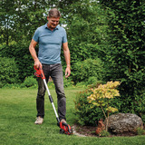 EINHELL Power X-Change tagliasiepi/tagliabordi a batteria GE-CG 18/100 Li T, 18 Volt, Forbici per erba rosso/Nero