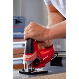 EINHELL TE-JS 100 seghetto elettrico 2,3 kg, Puzzle rosso/Nero, Nero, Rosso, 45°, 10 cm, 1 cm, AC, 750 W