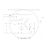 EKWB 3831109832646 parte e accessorio del sistema di raffreddamento del computer Blocco di acqua nichel/trasparente, Blocco di acqua, Nero, Metallico, 124 mm, 275 mm, 20,5 mm