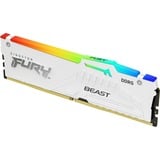 Kingston FURY DIMM 32 GB DDR5-6000 (2x 16 GB) Dual-Kit, Memoria bianco