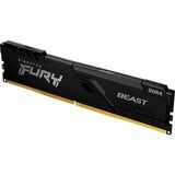 Kingston FURY FURY Beast memoria 32 GB 1 x 32 GB DDR4 3200 MHz Nero, 32 GB, 1 x 32 GB, DDR4, 3200 MHz, 288-pin DIMM