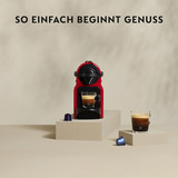 Krups Nespresso INISSIA XN100, Macchina a capsula rosso, Macchina per espresso, 0,7 L, Capsule caffè, 1260 W, Rosso