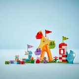 LEGO DUPLO 10453 Peppa Pig Luna Park, Giochi Didattici per la Motricità Fine per Bambine e Bambini 2+ con Ruota e Scivolo, Giochi di costruzione Giochi Didattici per la Motricità Fine per Bambine e Bambini 2+ con Ruota e Scivolo, Set da costruzione, 2 anno/i, Plastica, 53 pz, 952 g