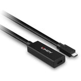 Lindy 43364 cavo USB USB 3.2 Gen 2 (3.1 Gen 2) 5 m USB C 10 Gbit/s Nero, Cavo di prolunga Nero, 5 m, USB C, USB C, USB 3.2 Gen 2 (3.1 Gen 2), 10 Gbit/s, Nero
