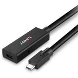 Lindy 43364 cavo USB USB 3.2 Gen 2 (3.1 Gen 2) 5 m USB C 10 Gbit/s Nero, Cavo di prolunga Nero, 5 m, USB C, USB C, USB 3.2 Gen 2 (3.1 Gen 2), 10 Gbit/s, Nero