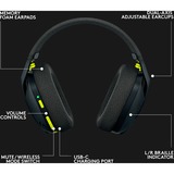 Logitech G435 LIGHTSPEED, Cuffia da gioco Nero