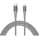 Nevox 1886 cavo Lightning 2 m Grigio, Argento argento/grigio, 2 m, Lightning, USB C, Maschio, Maschio, Grigio, Argento