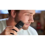 Philips 3000 series Rifinitore per barba con impostazioni di precisione da 1mm bianco/Nero, Lavabile, Non richiede manutenzione (non necessita di lubrificazione), Batteria, Nero, Argento