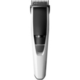 Philips 3000 series Rifinitore per barba con impostazioni di precisione da 1mm bianco/Nero, Lavabile, Non richiede manutenzione (non necessita di lubrificazione), Batteria, Nero, Argento