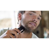 Philips 3000 series Rifinitore per barba con impostazioni di precisione da 1mm bianco/Nero, Lavabile, Non richiede manutenzione (non necessita di lubrificazione), Batteria, Nero, Argento