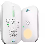 Philips Audio Monitors Essential SCD502/26 Baby monitor audio DECT, Babyphone bianco/grigio, Babyfono DECT, 120 canali, 300 m, 50 m, 300 m, Bianco