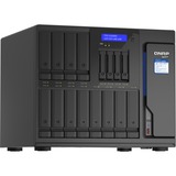 QNAP TVS-h1688X NAS Tower Intel® Xeon® W-1250 32 GB DDR4 0 TB QuTS hero Nero NAS, Tower, Intel® Xeon®, W-1250, 32 GB, DDR4