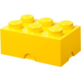 Room Copenhagen LEGO Storage Brick 6, Scatola di immagazzinaggio giallo