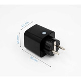 Shelly Plug M Gen3, Presa commutata Nero