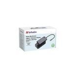 Verbatim 32146 adattatore per lettori wireless USB Full HD Desktop, Docking station Nero, Desktop, USB, Wi-Fi, 802.11a, 802.11b, 802.11g, Wi-Fi 4 (802.11n), Wi-Fi 5 (802.11ac), USB 3.2 Gen 1 (3.1 Gen 1), USB tipo A, USB tipo-C