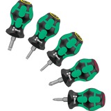 Wera Stubby Set 1 Singolo Cacciavite unidirezionale Nero/Verde, 115 mm, 39 mm, 114 mm, 227 g, Nero/Verde