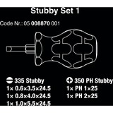 Wera Stubby Set 1 Singolo Cacciavite unidirezionale Nero/Verde, 115 mm, 39 mm, 114 mm, 227 g, Nero/Verde