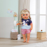 ZAPF Creation BABY born Unicorn Short Pyjamas 43cm, Accessori della bambola BABY born Unicorn Short Pyjamas 43cm, Indumenti da notte per bambola, 3 anno/i